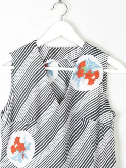 1970s Vintage Printed Maxi Dress S 8/10
