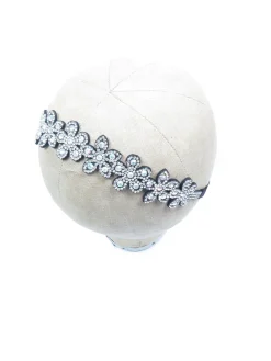 Sequin & Diamanté Floral 1920s Style Motif Hairband Head piece New