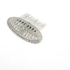 Silver Diamanté Art Deco Style Hair Comb