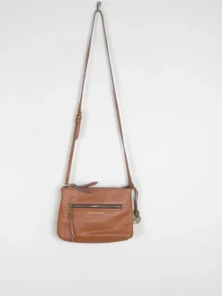 Tan Leather Vintage Fiorelli Cross Body Bag