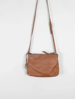 Tan Leather Vintage Fiorelli Cross Body Bag