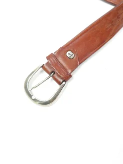 Tan Vintage Italian Leather Belt M