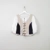 Vintage Austrian Corset Style top L