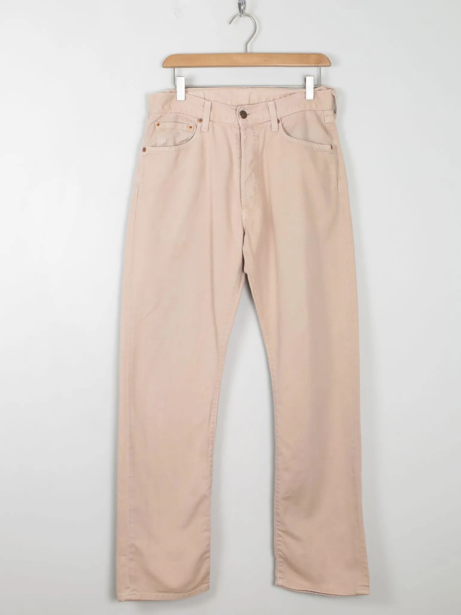 Vintage Beige Levis 551s 31”W 32”L