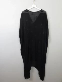 Vintage Black Ethic Kaftan Dress One Size