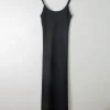 Vintage Black Slip Dress S