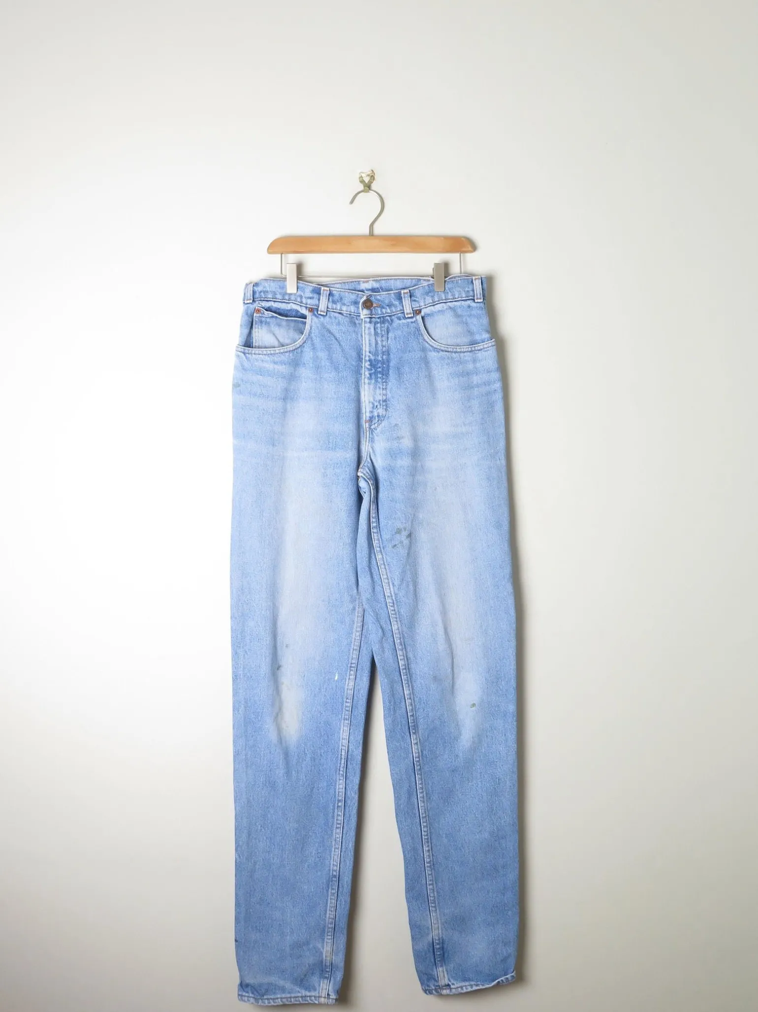 Vintage Blue Denim Orange Tab  Levi’s 32W 36L