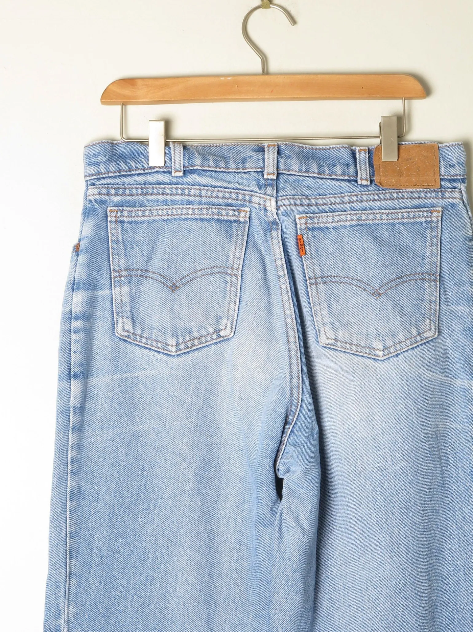 Vintage Blue Denim Orange Tab  Levi’s 32W 36L