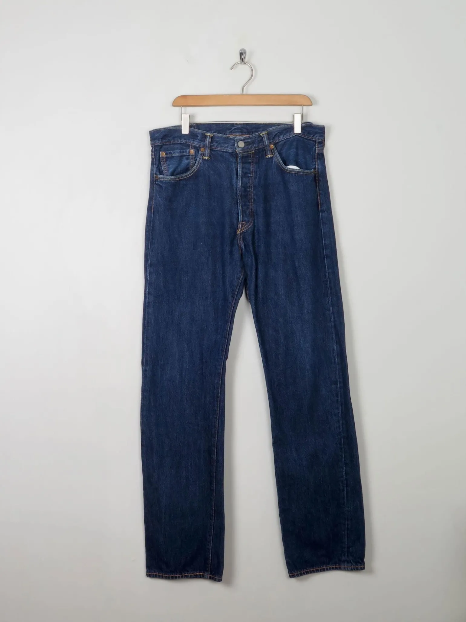 Vintage Blue Levi's 501s Jeans 34/34