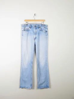 Vintage Blue Orange Tab Levis Jeans 36W 33L