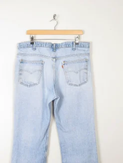 Vintage Blue Orange Tab Levis Jeans 36W 33L