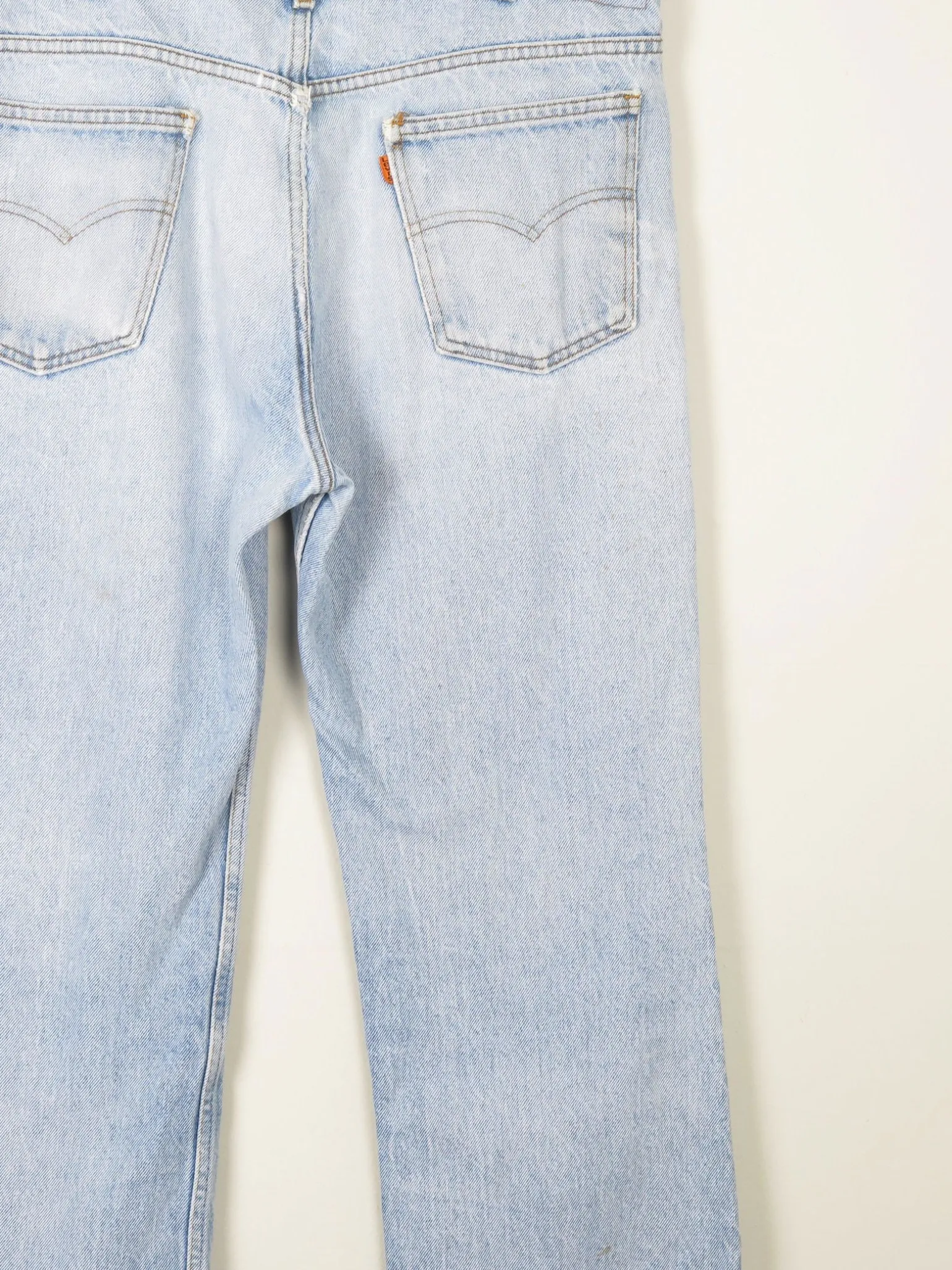 Vintage Blue Orange Tab Levis Jeans 36W 33L