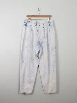 Vintage Blue Stone Wash Jeans By Lee 33W 28
