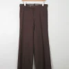 Vintage Brown Flared Trousers 27”W