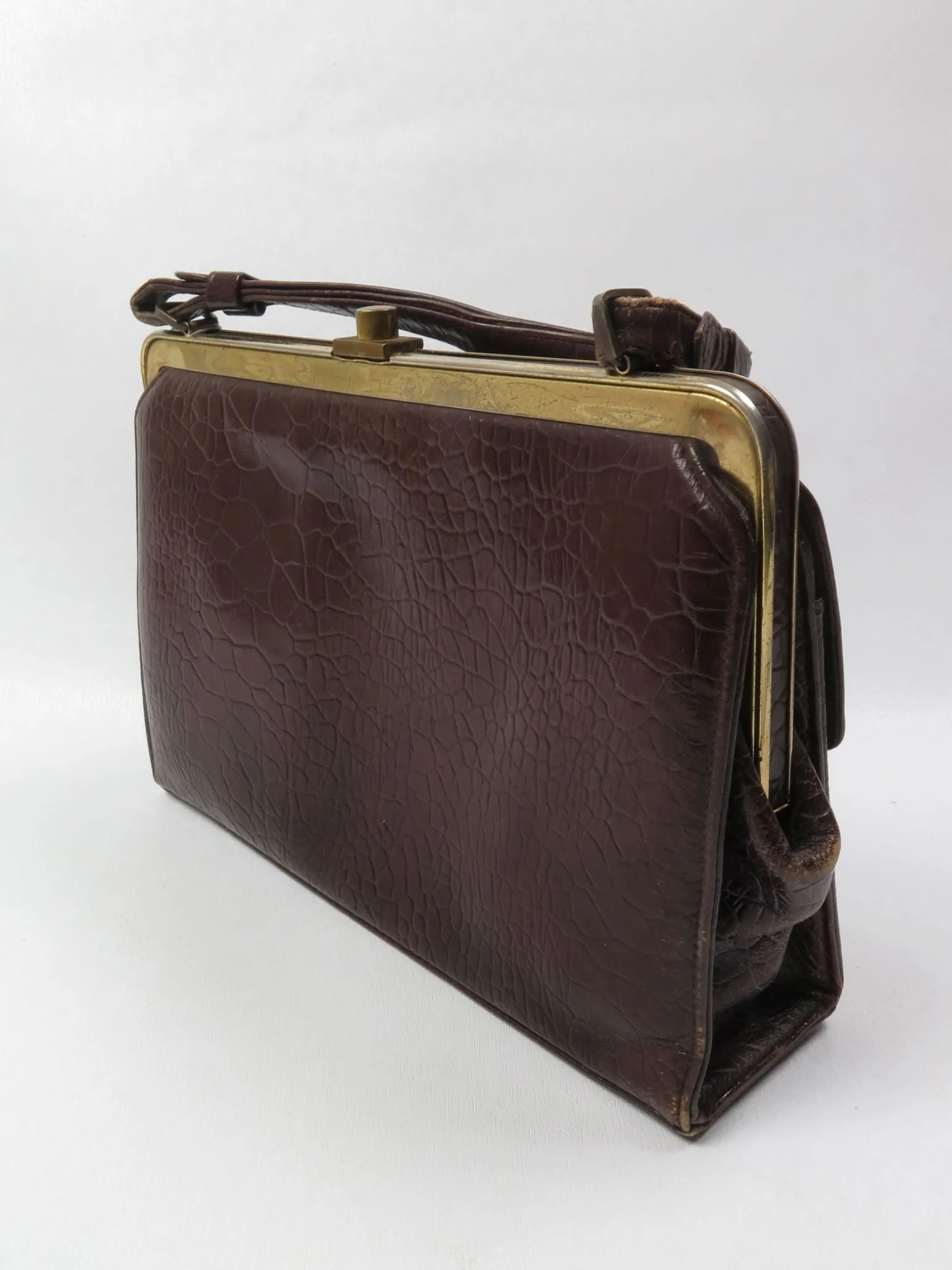 Vintage Brown Handbag 1950s
