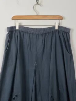 Vintage Charcoal Black Skirt L/XL