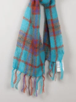 Vintage Colourful Mohair Scarf By John Hanley