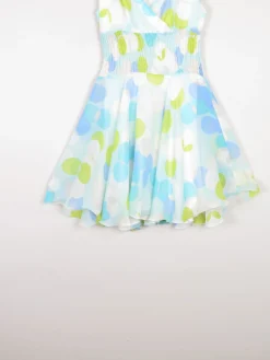 Vintage Colourful Polka Dot 1960s Short Dress 6/8