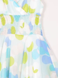 Vintage Colourful Polka Dot 1960s Short Dress 6/8