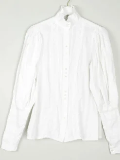 Vintage Cream Laura Ashley Victorian Style Blouse M