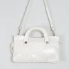 Vintage Cream Mock Crock 1970s Bag With Long Strap