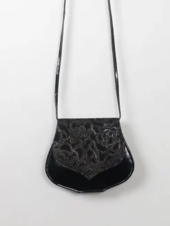 Vintage Cross Body Black Bag