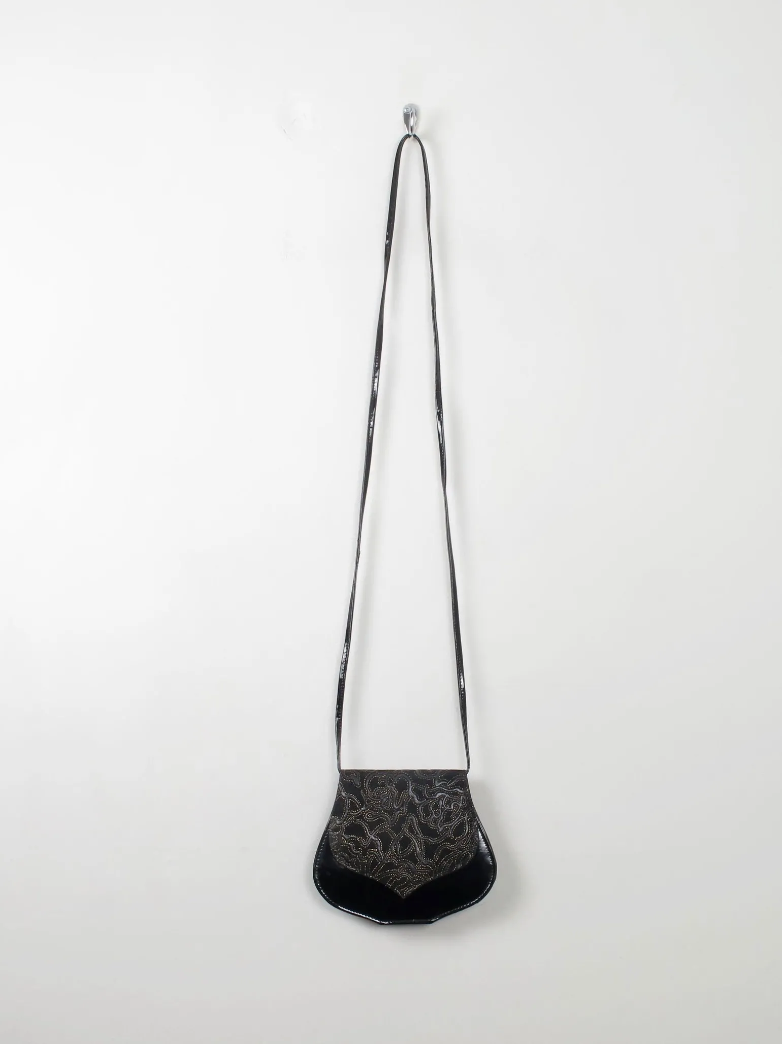 Vintage Cross Body Black Bag