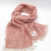 Vintage Dusty Pink Mohair Scarf