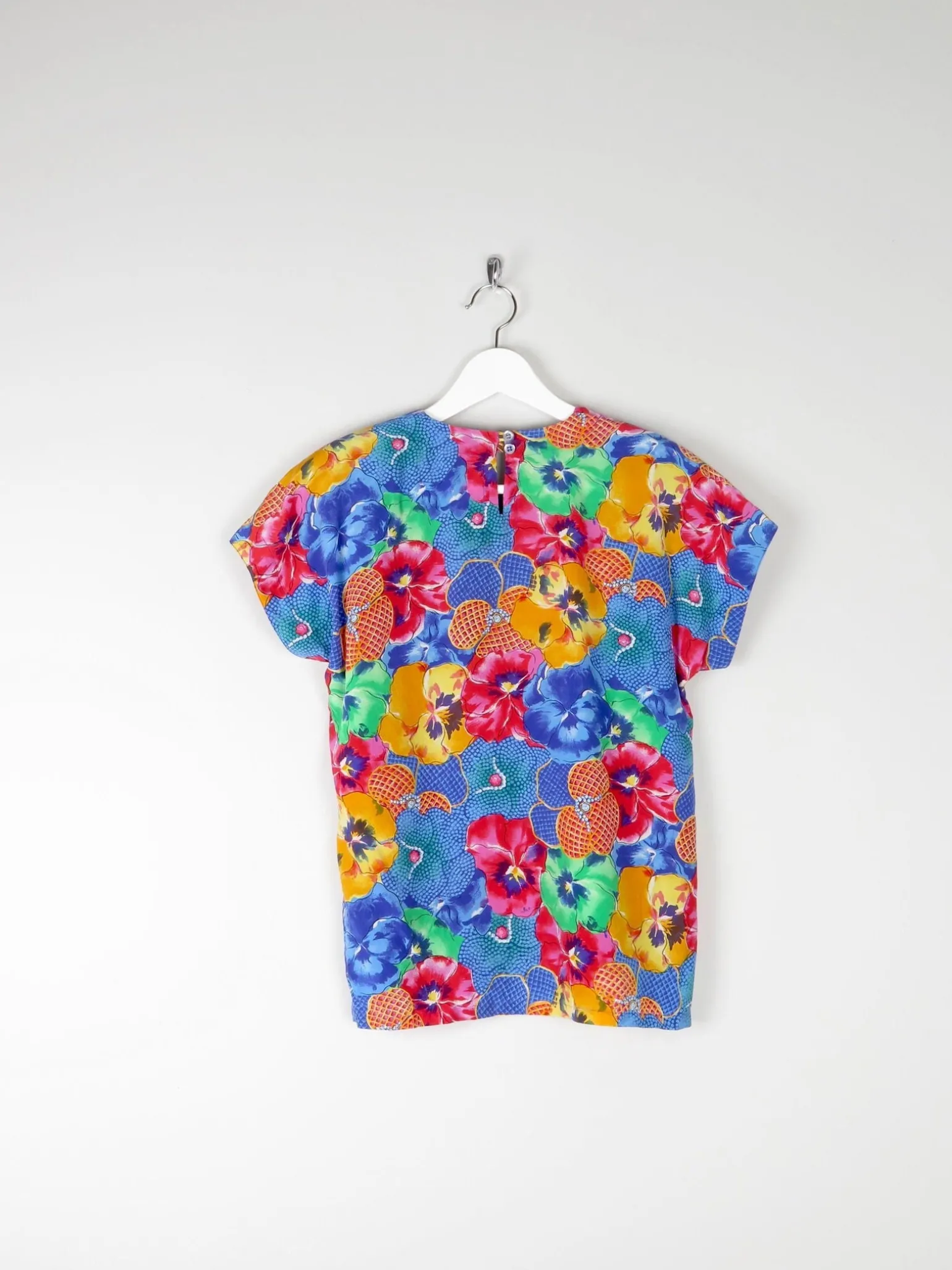 Vintage Escada Printed Blouse S/M