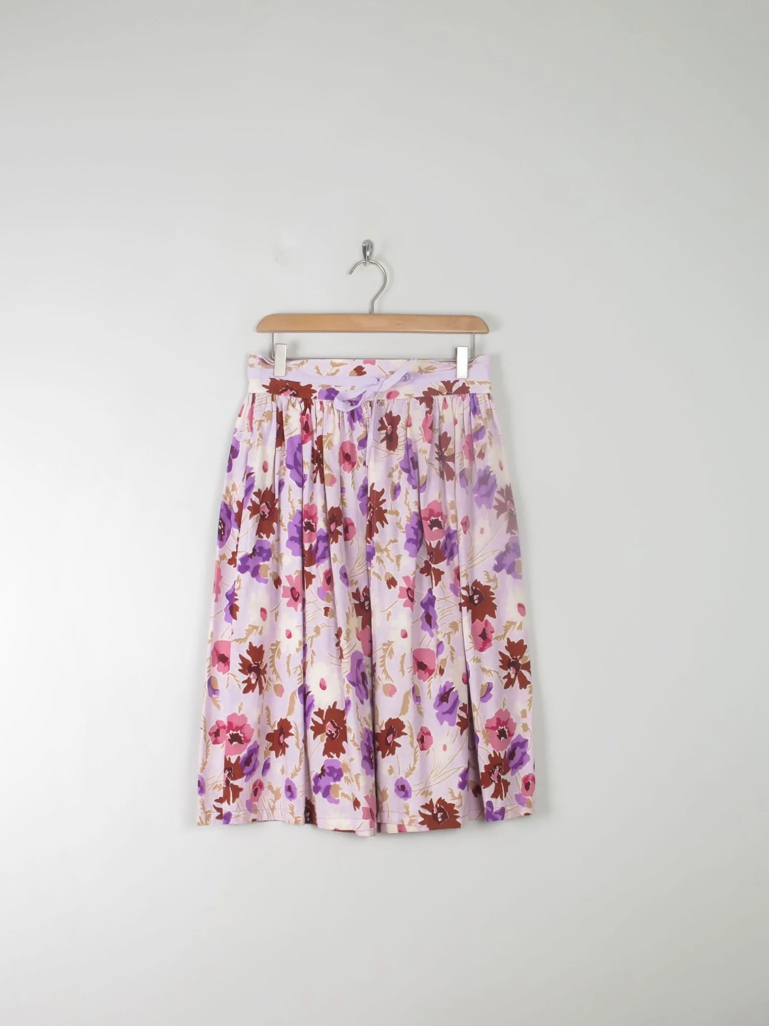 Vintage Floral Printed Skirt 8/10