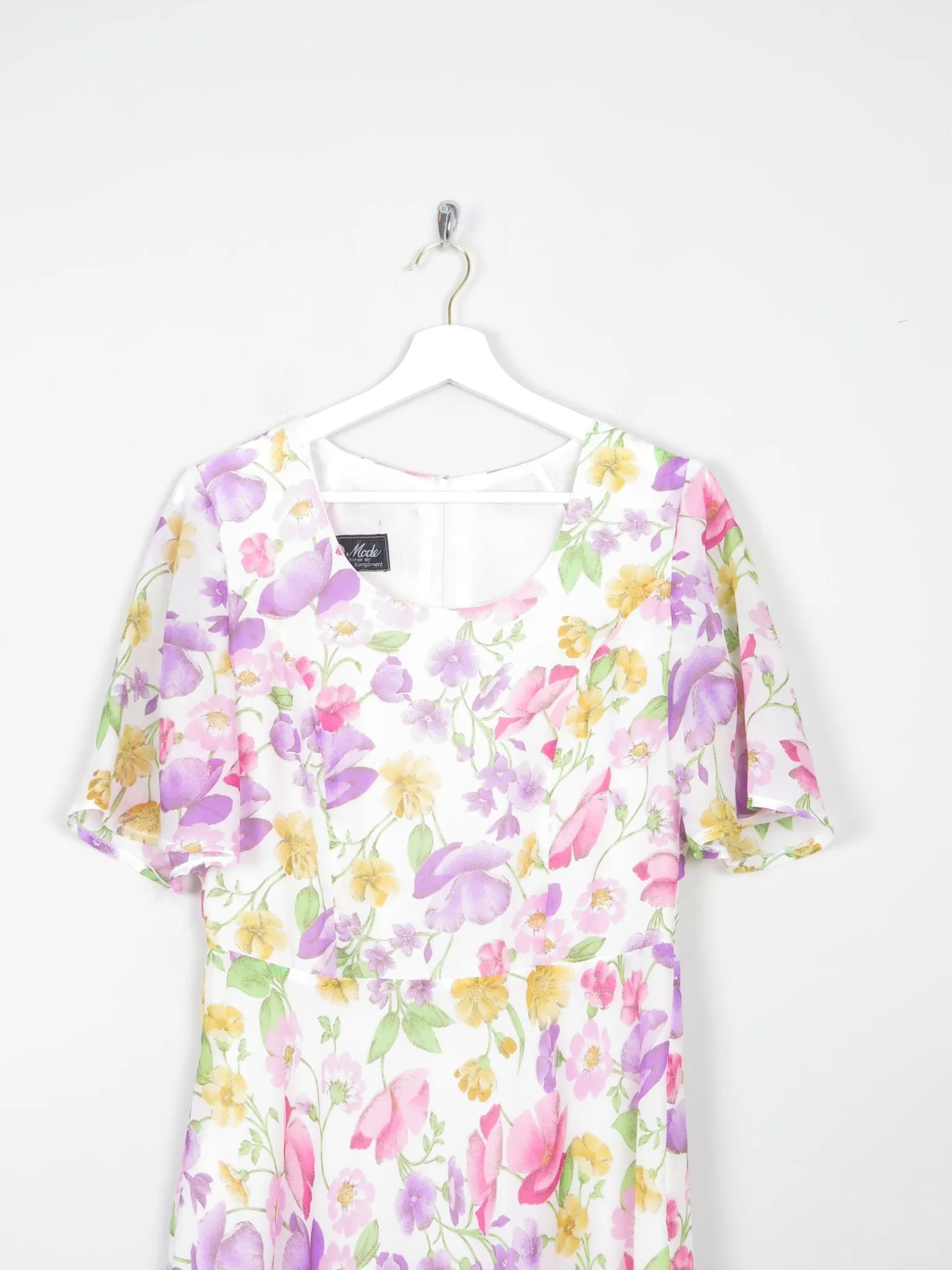 Vintage Floral 1970s Dress XS 6/8