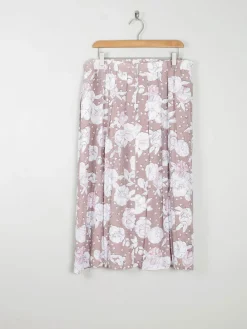 Vintage Floral Skirt L
