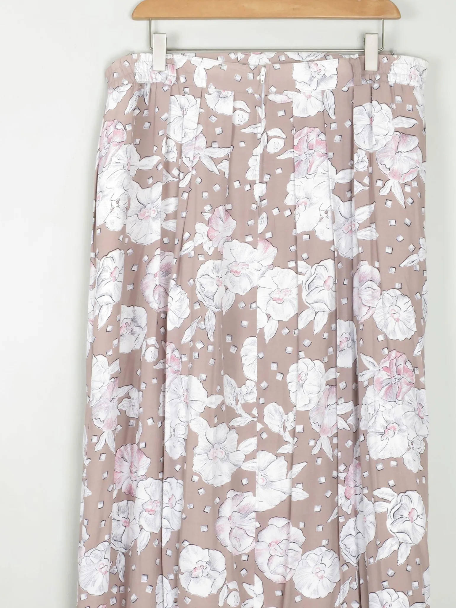 Vintage Floral Skirt L