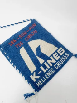 Vintage Greek Island Ferry Bag