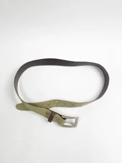Vintage Green Snakeskin Belt S