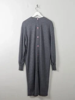 Vintage Grey Ciao Wool Dress S-M