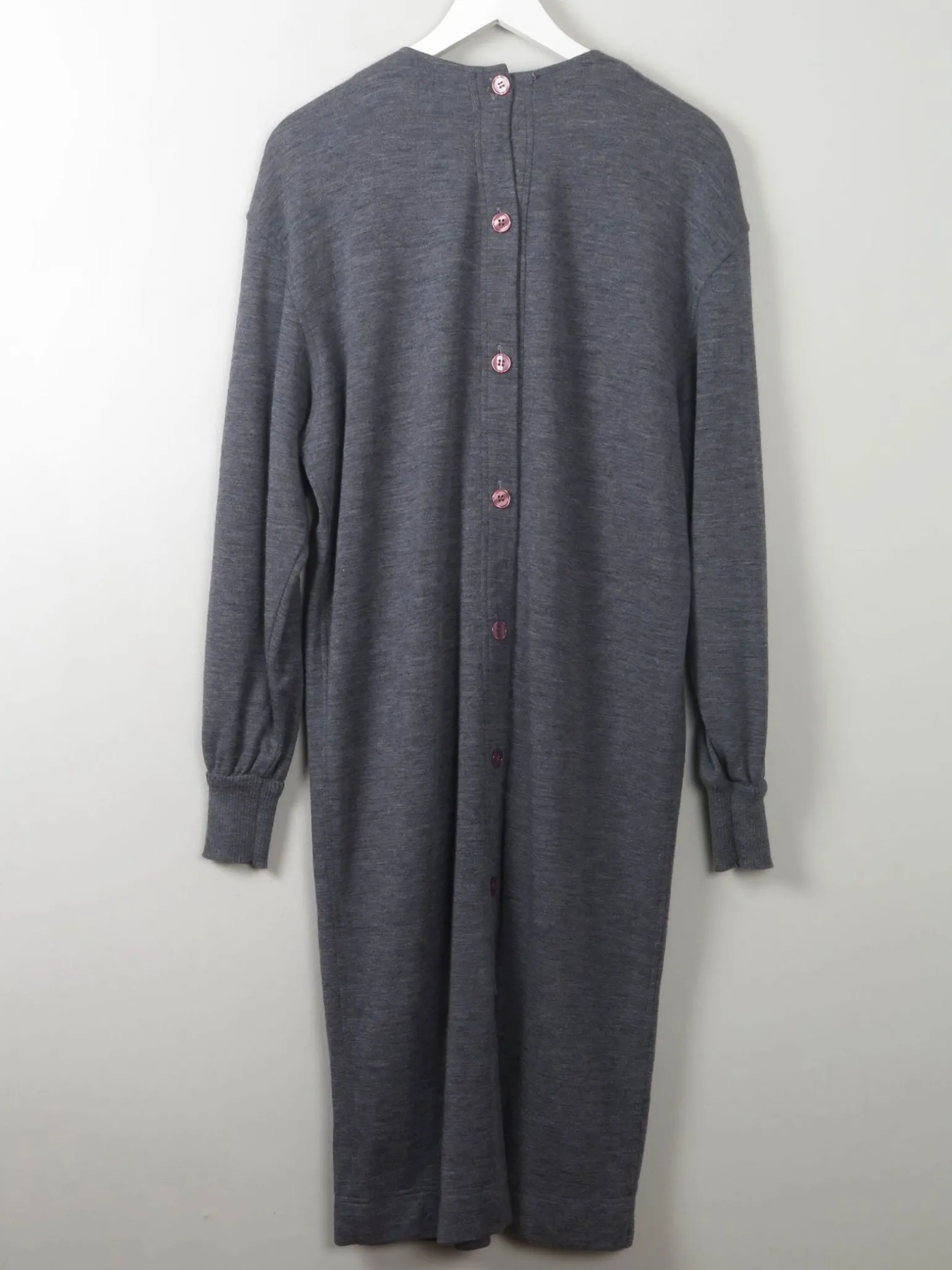 Vintage Grey Ciao Wool Dress S-M