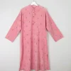 Vintage Indian Pink Kaftan/Tunic/Dress L