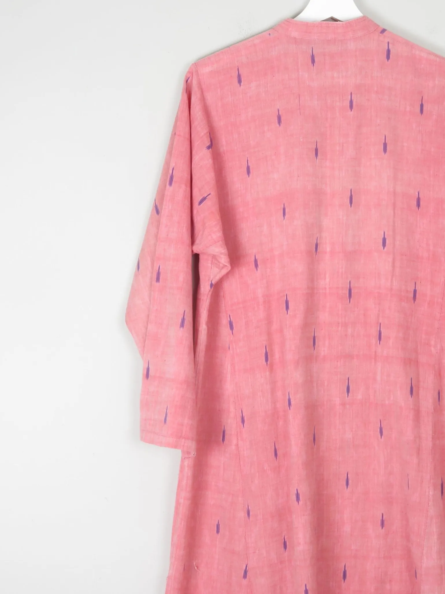 Vintage Indian Pink Kaftan/Tunic/Dress L