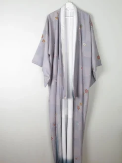 Vintage Kimono Lilac Printed M/L