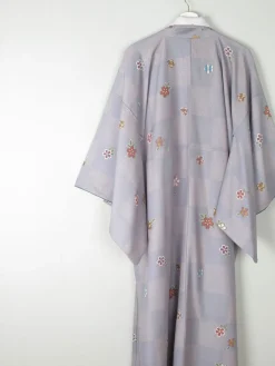Vintage Kimono Lilac Printed M/L