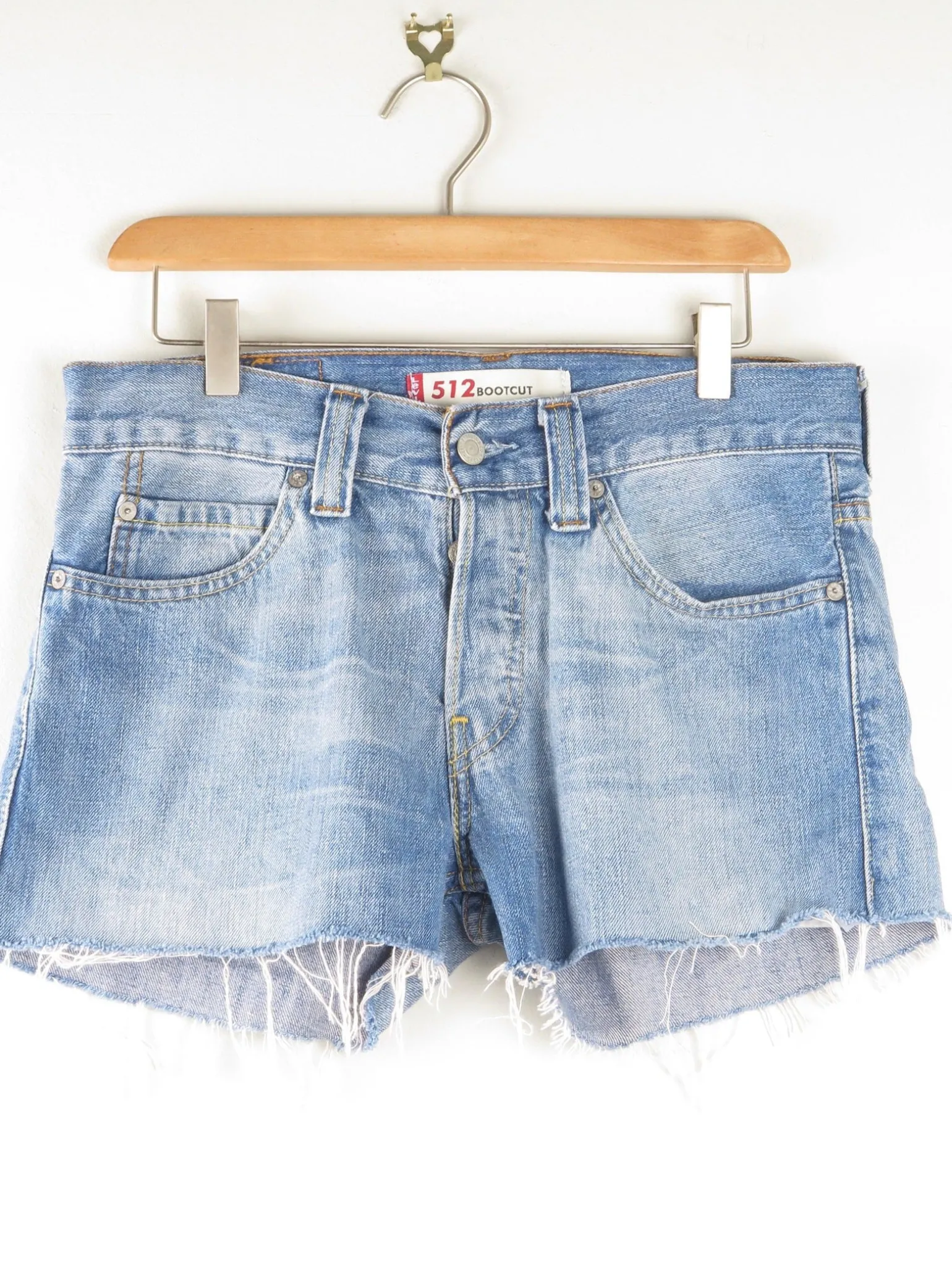 Vintage Levis 512 Denim Shorts 30" W