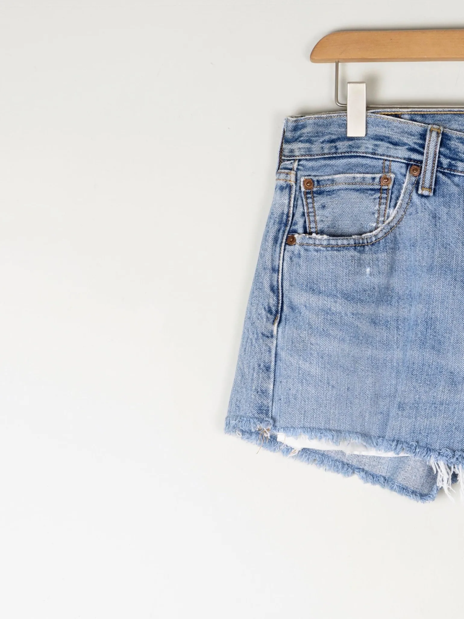 Vintage Levis Denim Shorts 31" 10/12