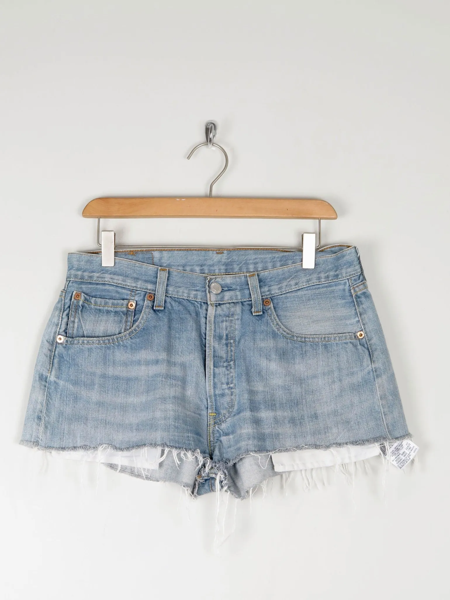 Vintage Levis 501s Blue Denim Shorts 32" W