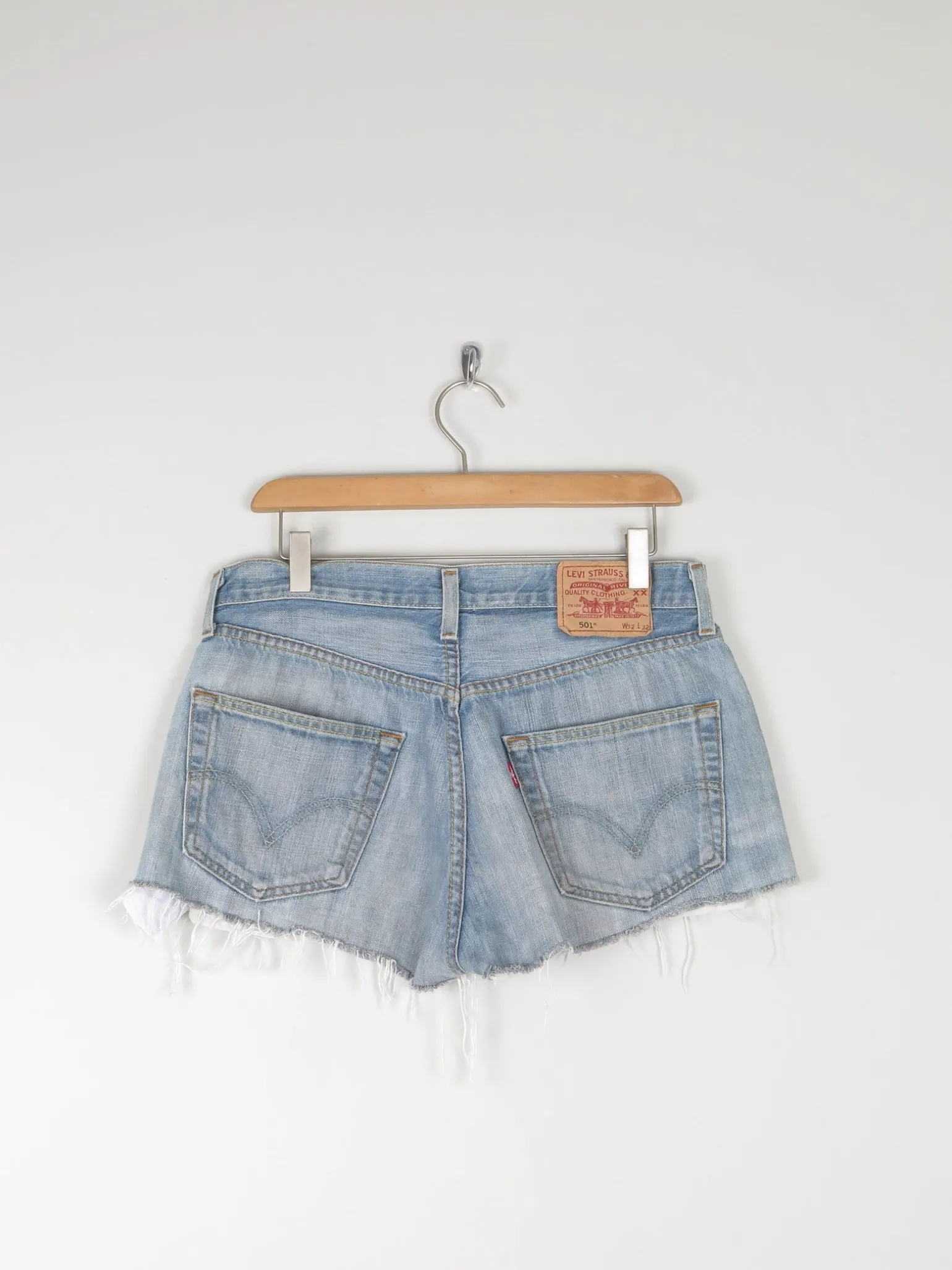 Vintage Levis 501s Blue Denim Shorts 32" W