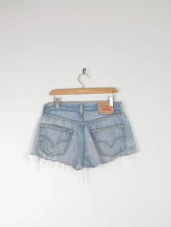 Vintage Levis 501s Blue Denim Shorts 32