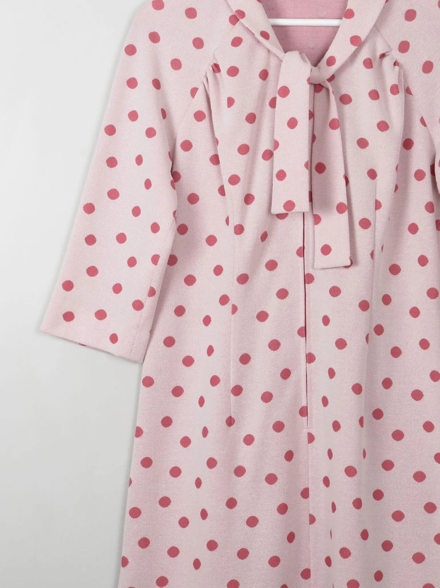 Vintage Pink Polka Dot Dress 10/12