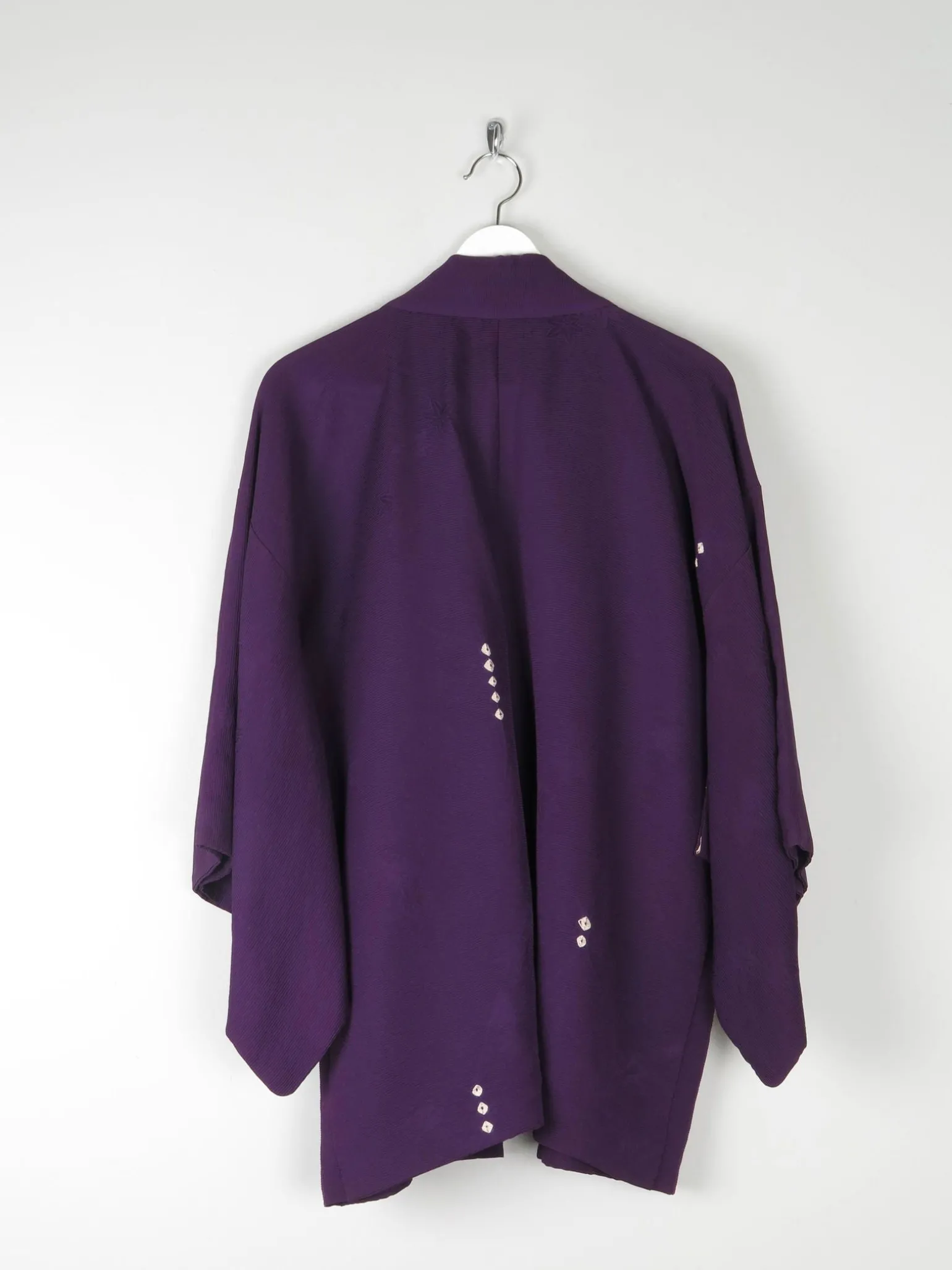 Vintage Plum Silk Kimono M