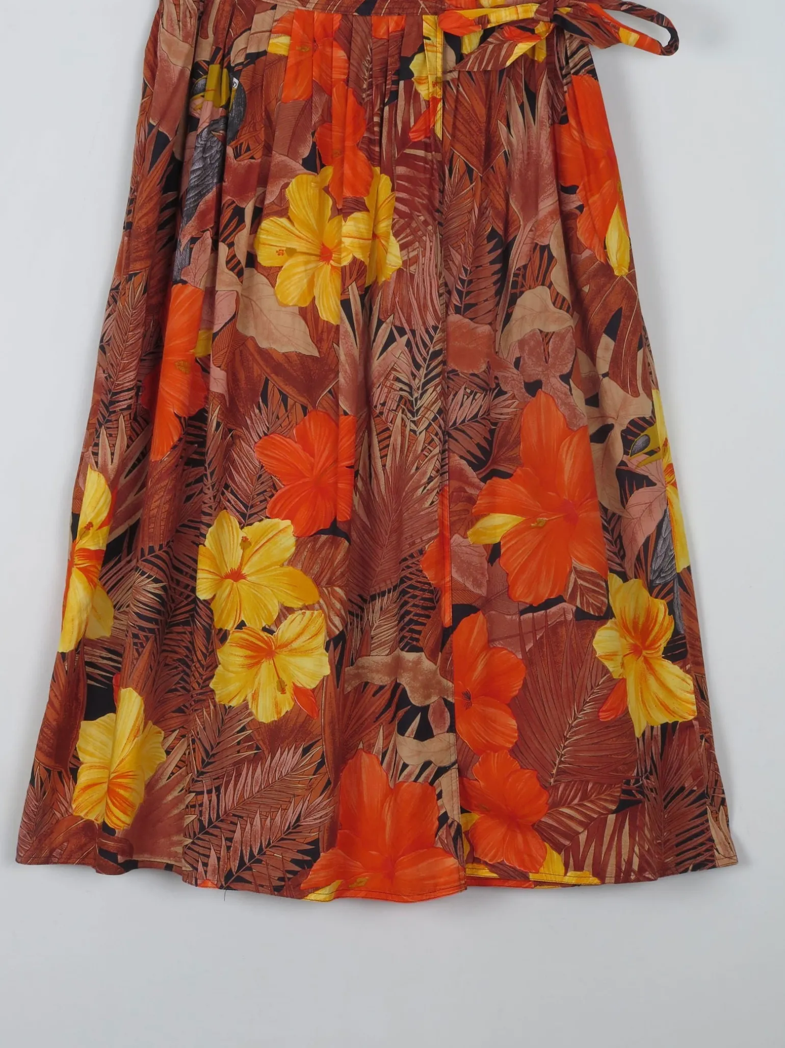 Vintage Printed Skirt S