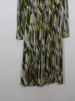 Vintage 1970s Printed Shirt Dress 10/12
